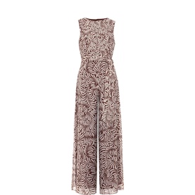 Janine Leaf Wide Leg Jumpsuit