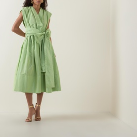 Haven Gathered Wrap Dress