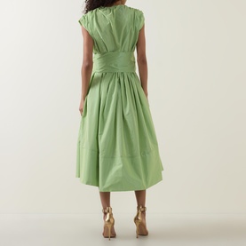 Haven Gathered Wrap Dress