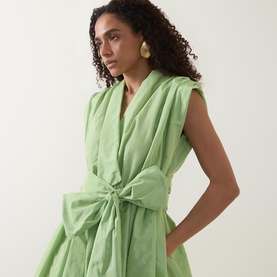 Haven Gathered Wrap Dress
