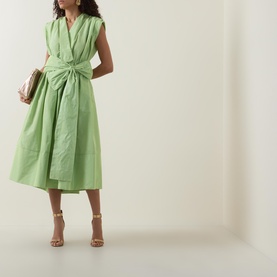 Haven Gathered Wrap Dress