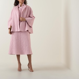 Vine Open Front Textured Jacket