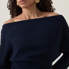 Hollow Off-The-Shoulder Dress