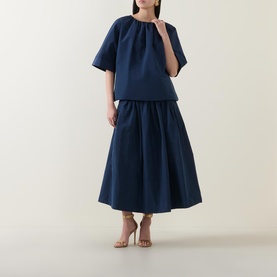 Harbour Gathered Flared Skirt