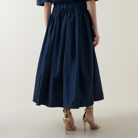 Harbour Gathered Flared Skirt