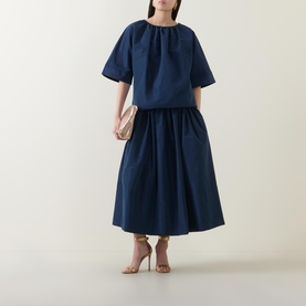 Harbour Gathered Flared Skirt