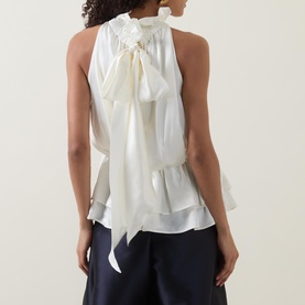 Sienna Gathered Frill Blouse