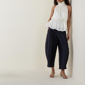 Tide Wide Leg Cropped Trousers