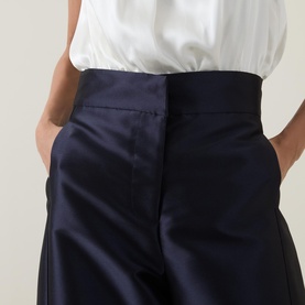 Tide Wide Leg Cropped Trousers