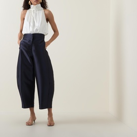 Tide Wide Leg Cropped Trousers