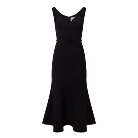 Belted Flared Dress