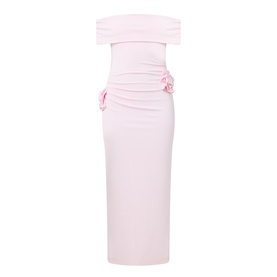 Flower Appliqu&eacute; Dress