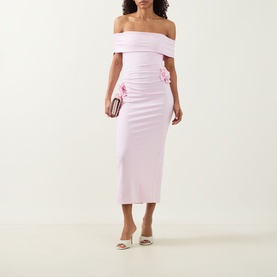 Flower Appliqu&eacute; Dress