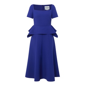Peplum Flared Dress