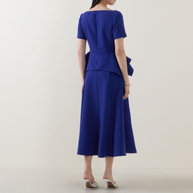 Peplum Flared Dress