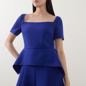 Peplum Flared Dress