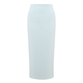 Tailored Crepe Pencil Skirt