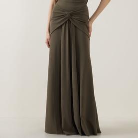 Waterfall Twist Drape Skirt