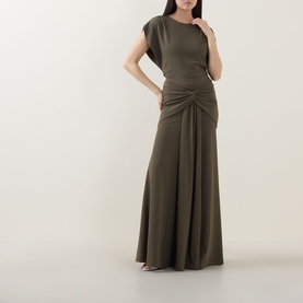 Waterfall Twist Drape Skirt