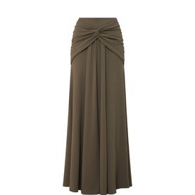 Waterfall Twist Drape Skirt