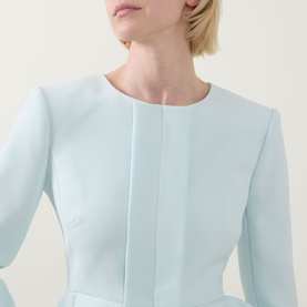 Tailored Crepe Peplum Jacket