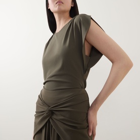 Petal Drape Blouse