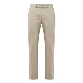 Seven Jeans Slimmy Stretch Slim Leg Jeans in Rawhide, five-pocket chino style with button and fly zip fastening, belt loops