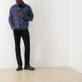 Standard Luxe Performance Straight-Leg Jeans