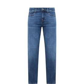 Slimmy Mid-Rise Tapered Jeans