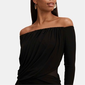 Belinda Draped Off The Shoulder Dress