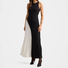Candace Halterneck Contrast Dress