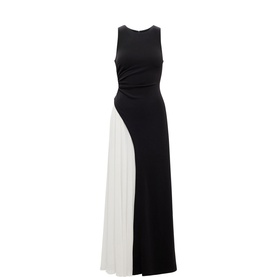 Candace Halterneck Contrast Dress