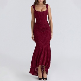 Cesca Floral Lace Corset Dress