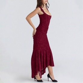 Cesca Floral Lace Corset Dress