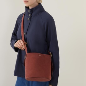 Bleecker 21 Suede Bucket Bag
