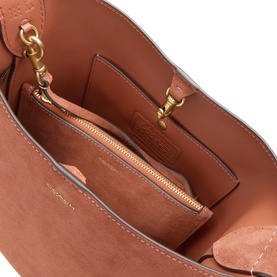 Bleecker 21 Suede Bucket Bag