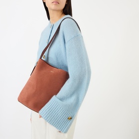 Bleecker Suede Bucket Bag