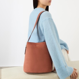 Bleecker Suede Bucket Bag