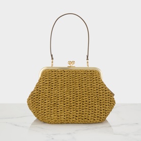 Kisslock Woven Frame 27 Bag