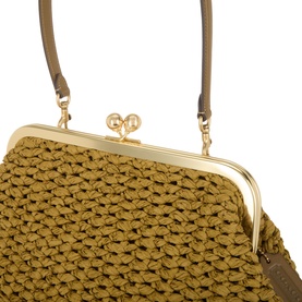 Kisslock Woven Frame 27 Bag