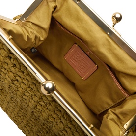 Kisslock Woven Frame 27 Bag