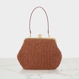 Kisslock Frame 27 Woven Bag