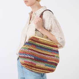 Kisslock Woven Frame 27 Bag