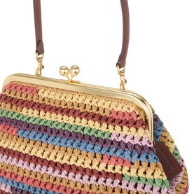Kisslock Woven Frame 27 Bag