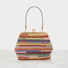 Kisslock Woven Frame 27 Bag