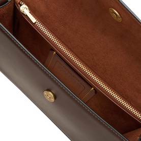 Elora Logo Top Handle Crossbody Bag