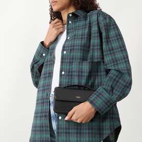 Elora Logo Top Handle Crossbody Bag