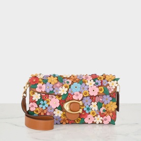 Tabby 26 Floral Appliqu&eacute; Shoulder Bag