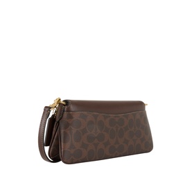 Jet Logo Signature Canvas Shoulder Bag