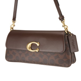 Jet Logo Signature Canvas Shoulder Bag